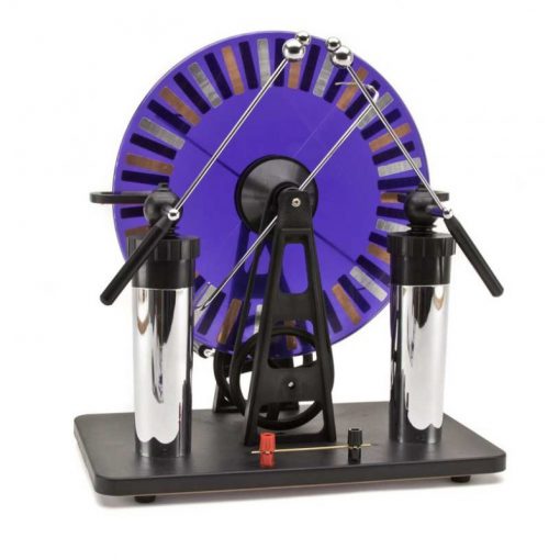 Makina Elektrostatike Wimshurst 30cm Italiane (ES015)