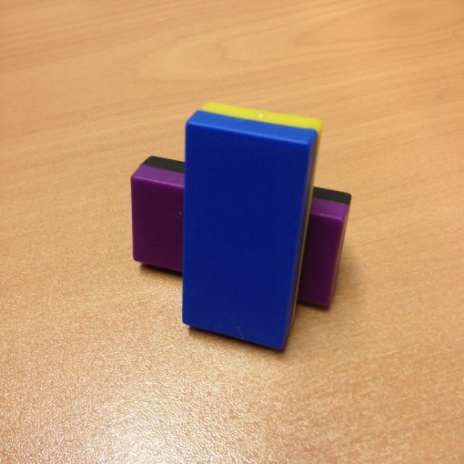 Magnet i dyfishtë 50x25x12mm (MG012)