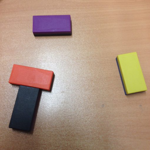 Magnet i dyfishtë 50x25x12mm (MG012) - Figura 3