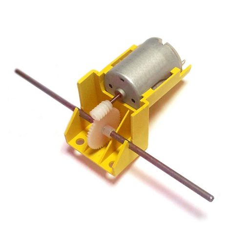 Motor me reduktor (i verdhë) (MK039)