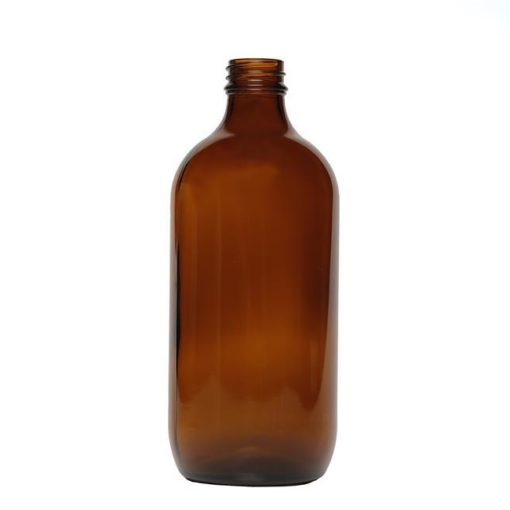 Shishe qelqi 500ml me tapë (QE025)
