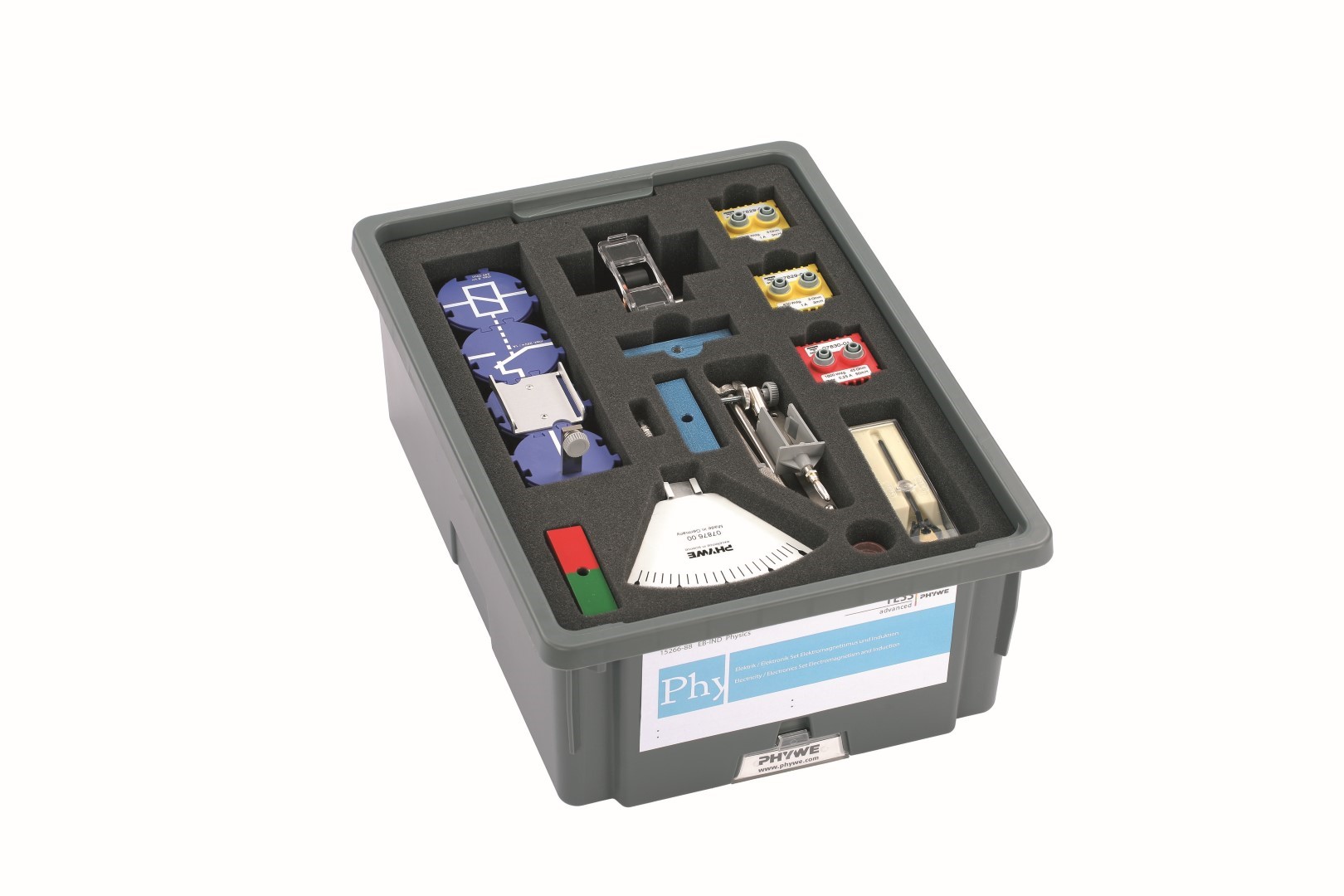 TESS Set studentor për Elektricitet/Elektronikë 2 me Blloqe Ndërtimi EB-IND, i Përparuar Fizikë