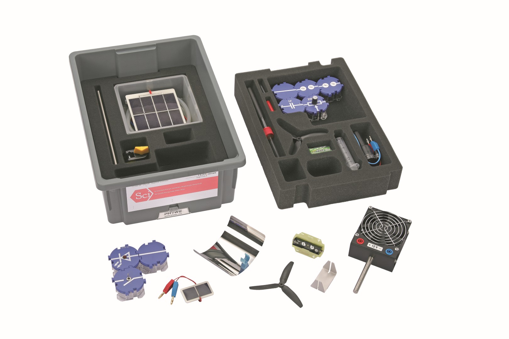 TESS Set studentor për Energji të Rinovueshme 2, Diell/Ujë/Erë, EN-SW, TESS i Përparuar Shkenca të Aplikuara